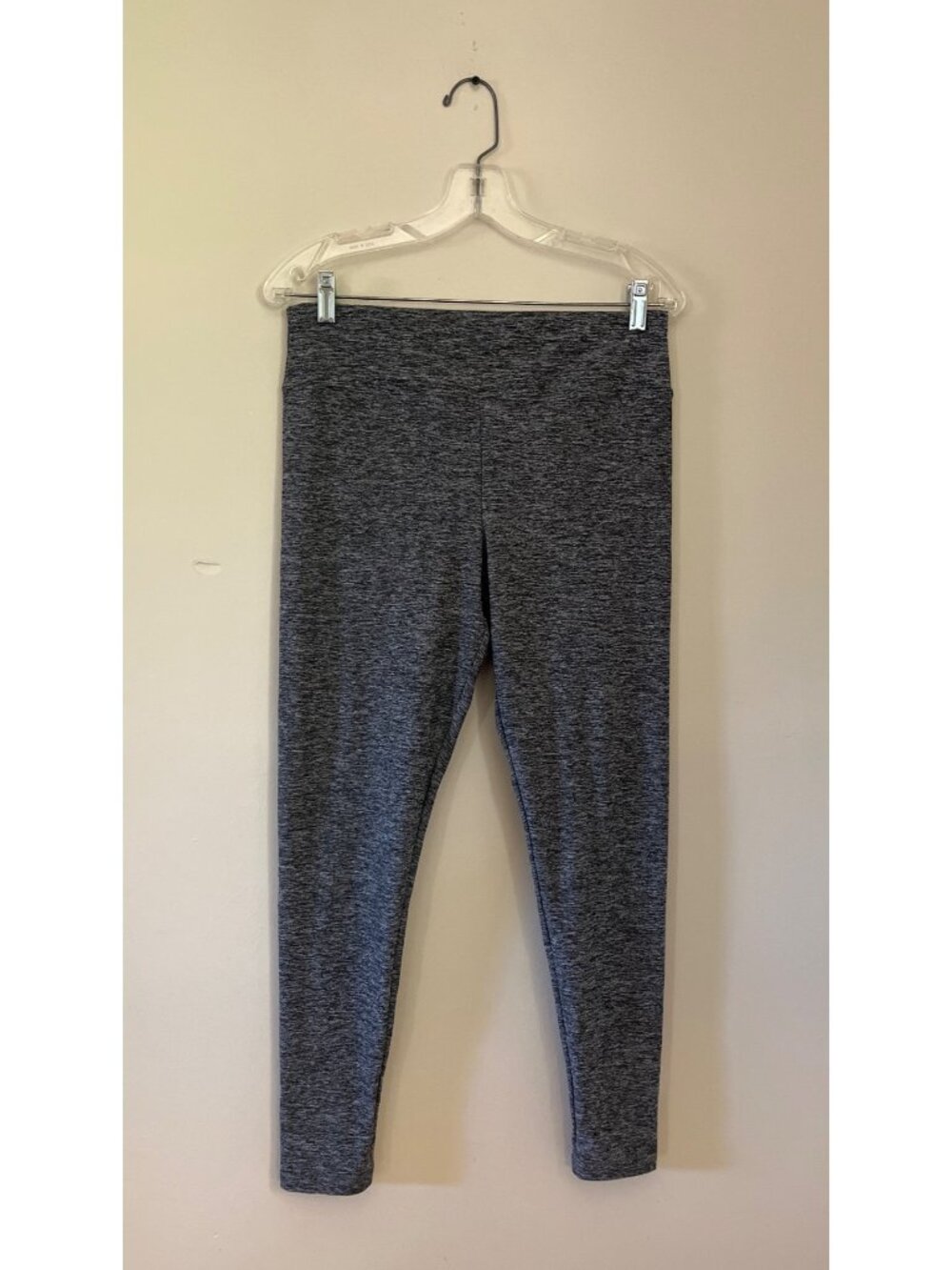 No Boundaries Womens Large/XLarge Heather Gray Speckled Ankle Leggings